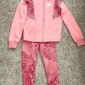 Nike Pink Tracksuit Set